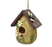 House Bird pour extérieur décoratif goutable Room de Chambre à Oiseaux résine Birginons de Fleurs Statue de Chalet pour hislow Arbre Jardin Yard extérieur décorations