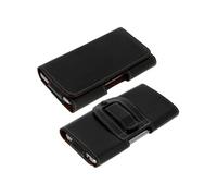 House ceinture Smartphone Universel taille Xl Passant ceinture + clip cuir noir