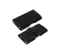 House ceinture Smartphone Universel taille Xl Passant ceinture + clip cuir noir