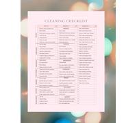 House Cleaning Organizer: Maintain a Sparkling Home with an Easy-to-Follow Cleaning Plan | Cleaning Schedule for Kitchens, Living Rooms, Bedrooms, ... | Matte cover design, 8.5”x11” with 122 Pages