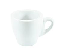 HOUSE COLLECTION Lot de 6 tasses Naples à café blanches, 90 cm cubes