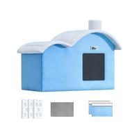 House de chat refroidissement - abri frais portable pliable isolé, maison de chenil chiot | Installation pratique, utilisation à long terme, zone de repos spacieuse, établit un processus de refroidiss