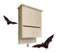 House De Chauve-Souris en Bois - Abri en Bois pour La Colonie De -Souris | Habitat des ChauvesExtérieures | Shelter & Nest pour L'hibernation dans Le Patio