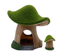 House de décoration d'aquarium - Grotte de maison d'aquarium Moss, House Hideaway en résine Hollow | Solificateur de boisson à aspiration forte, support de bouteille d'aspiration multifonction