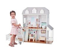 Maison de poupée 30 cm Ferme de rêve blanc grise blanche Teamson Kids TD-12901A