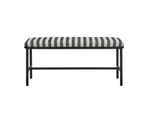 House Doctor Banc Toda 100 cm Noir-Blanc