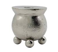 House Doctor Bougeoir Classic Ø7 cm Argent antique