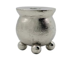 House Doctor Bougeoir Classic Ø7 cm Argent antique
