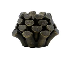 House Doctor Bougeoir Pine Cone Ø9 cm Laiton ancien