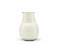 House Doctor, Bouteille, Pion, Gris/Blanc, Porcelaine, H : 12 cm, Dia: 5.5 cm