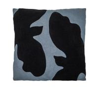 House Doctor Coussin décoratif Miki Bleu méditerranéen-noir. 50x50 cm