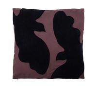 House Doctor Coussin décoratif Miki Chocolat noir-noir. 50x50 cm