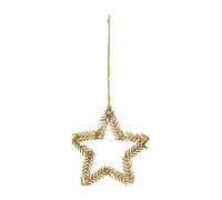 House Doctor Décoration de Noël Lamet Étoile Laiton