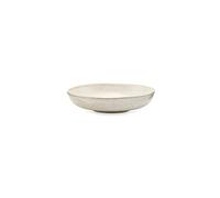 House Doctor Grand bol blanc Pion | Plats en faïence - Assiette à sel, assiette à pâtes, assiette à soupe | Danish Design for Hygge Living, h 4 cm, diamètre 19 cm, grand, blanc crème