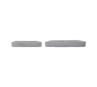 House Doctor Lot de plateaux Retra Gris