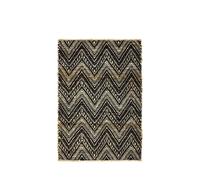 House Doctor - Monta Tapis de Porte Nature/Noir