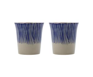 House Doctor Mug Diva 25 cl. lot de 2 Bleu