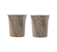 House Doctor Mug Diva 25 cl. lot de 2 Marron