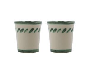 House Doctor Mug Diva 25 cl. lot de 2 Vert