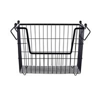 House Doctor Panier de rangement TAW grand noir mate