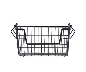 House Doctor Panier de rangement TAW petit noir mate