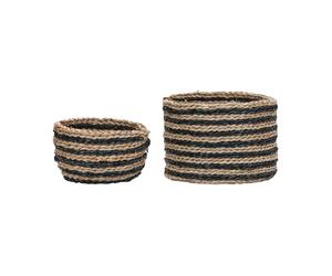 House Doctor Panier de rangement Zola. lot de 2 Nature