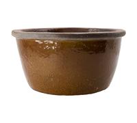 Cache-pot en argile marron Whai