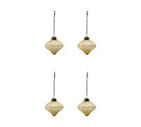 House Doctor Suspension de Noël Spin lot de 4 Champagne