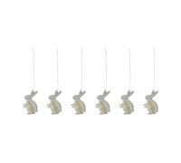 House Doctor Suspension de Pâques Rabb 6 pièces Off-white