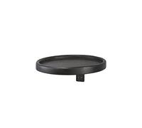 House Doctor Table, Plateau, Noir, Hauteur : 5 cm, diamètre : 50 cm