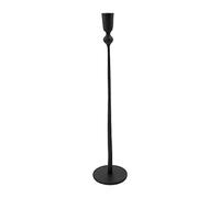 House Doctor Trivo Porte-Bougie Noir Hauteur 41 cm Diamètre 7 cm
