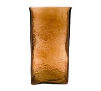 Vase en verre ambre Square