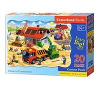 House In Construction,puzzle 20teilemaxi - Castorland G