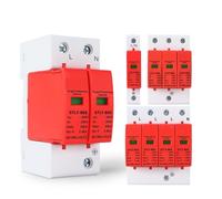 House Lightning Surge Protector AC SPD 1P 2P 3P 4P 40KA 60KA 220V 385V AC Protective Low-voltage Arrester Device(1P,385V 20-40KA)