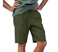 House Memory Short Plage Cargo Travail Extérieur Couleur Casual Pantalon Pantalon Homme Pantalon Herbe Sauvage, vert militaire, L