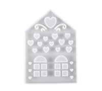 House Molds Love Silicone Fait à la main Résine époxy Plâtre Fabrication de Noël Amour Silicone Plâtre Fait Main