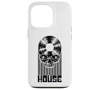 House Music DJ Equalizer Skull LP Music Lover Equalizer Coque pour iPhone 13 Pro