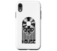 House Music DJ Equalizer Skull LP Music Lover Equalizer Coque pour iPhone XR