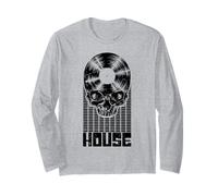 House Music DJ Equalizer Skull LP Music Lover Equalizer Manche Longue