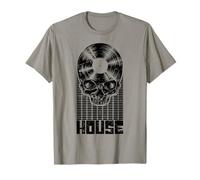 House Music DJ Equalizer Skull LP Music Lover Equalizer T-Shirt