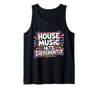 House Music Hits Differently Fête d'ambiance EDM - Débardeur