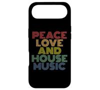 House Music Peace Love Retro EDM Raver DJ Techno Style Coque pour iPhone Air