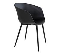 House Nordic 2 Fauteuils en polypropylène Noir RODA