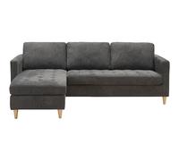HOUSE NORDIC Canapé tissu Angle reversible Firenze gris
