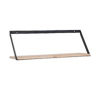 House Nordic Étagère Murale en Acier et pin 55 x 14 x 18 cm