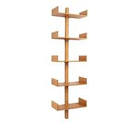 House Nordic Étagère Murale en Bambou Naturel 50 x 180 cm