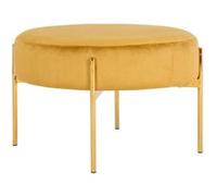 House Nordic Pouf Evie Jaune moutarde Jaune G