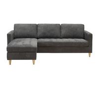 HOUSE NORDIC SALON Canapé tissu Angle reversible Firenze gris Gris