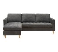 HOUSE NORDIC SALON Canapé tissu Angle reversible Firenze gris Gris