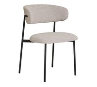 HOUSE NORDIC SALON Chaise Chaise Mira beige lot de 2